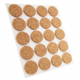 22mm Round Self Adhesive Cork Pads Ideal For Furniture & Also For Table & Chair Legs